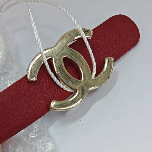 Red Leather Belt