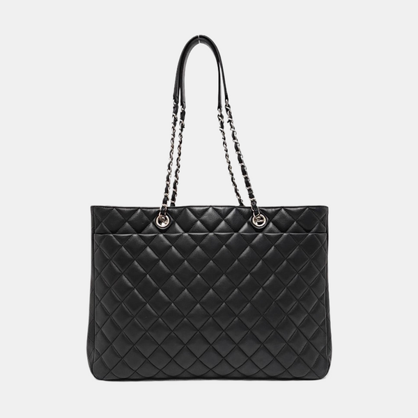 SURPIQUE Quilted Calfskin Black