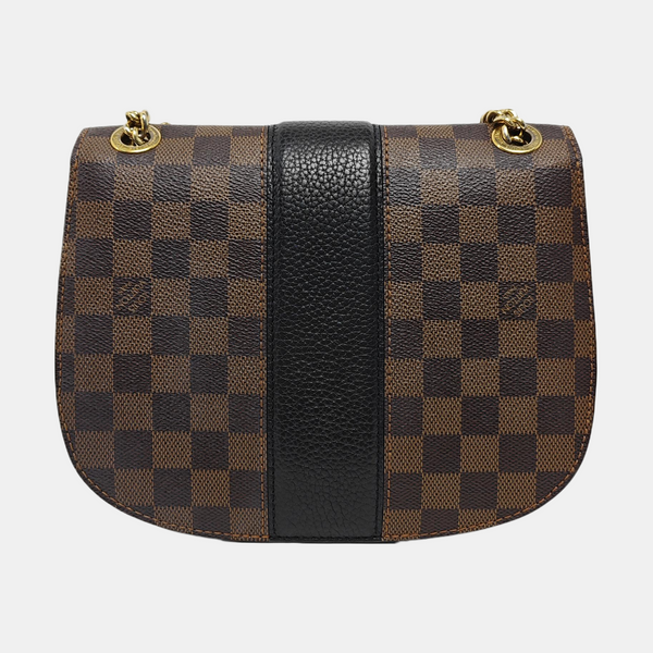WIGHT Damier Ebene Coated Canvas Brown