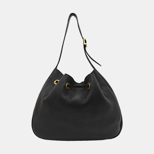 PARIS Small Leather Black