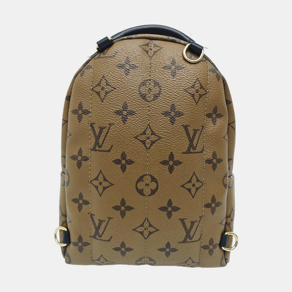 PALM SPRINGS Mini Monogram Coated Canvas Brown