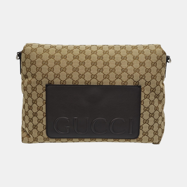 Canvas Shoulder Bag Brown