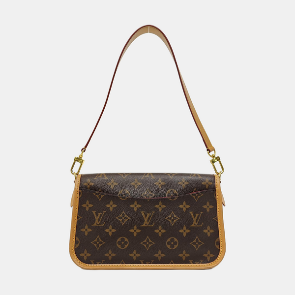 DIANE Monogram Coated Canvas Brown