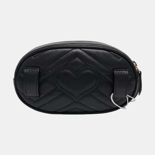 GG Marmont Quilted Calfskin Black