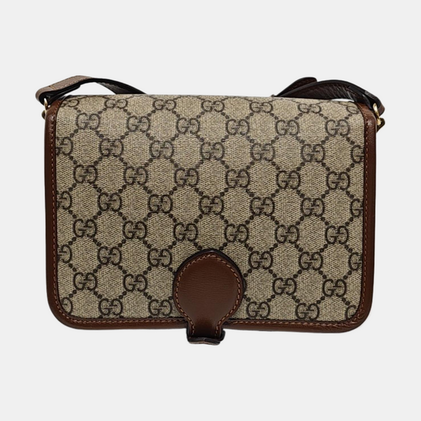 Retro Mini Monogram Coated Canvas Beige