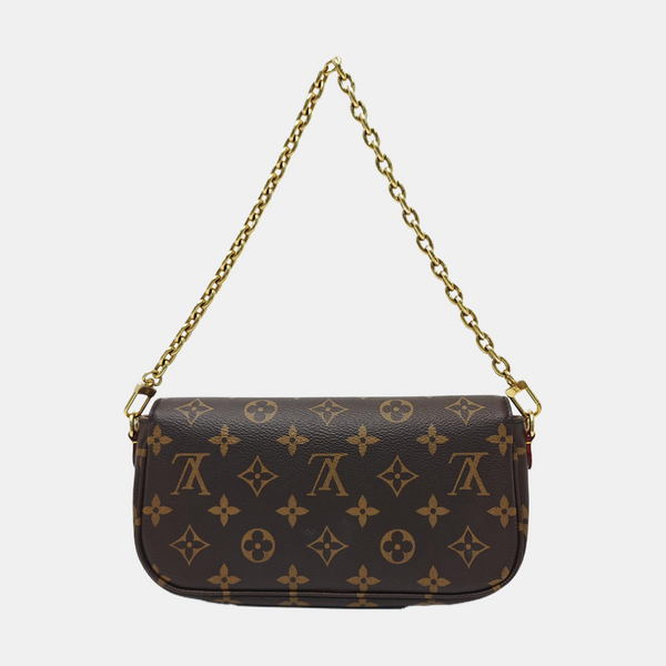 IVY Monogram Coated Canvas Brown