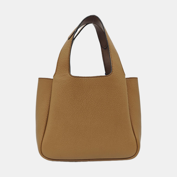 Calfskin Tote Bag Mini Brown