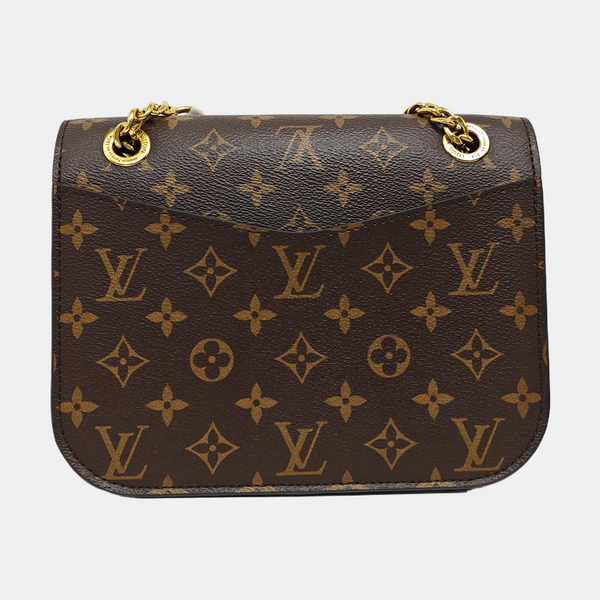 PASSY Monogram Coated Canvas Brown