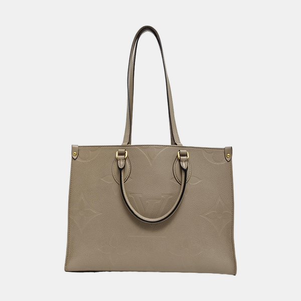 ONTHEGO MM Monogram Calfskin Grey
