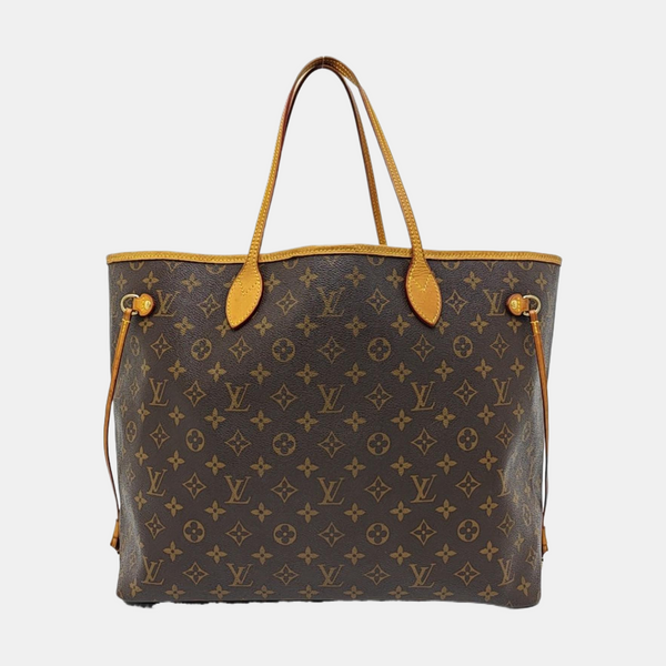 NEVERFULL GM Monogram Coated Canvas Brown