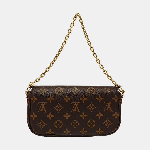 IVY Monogram Coated Canvas Brown