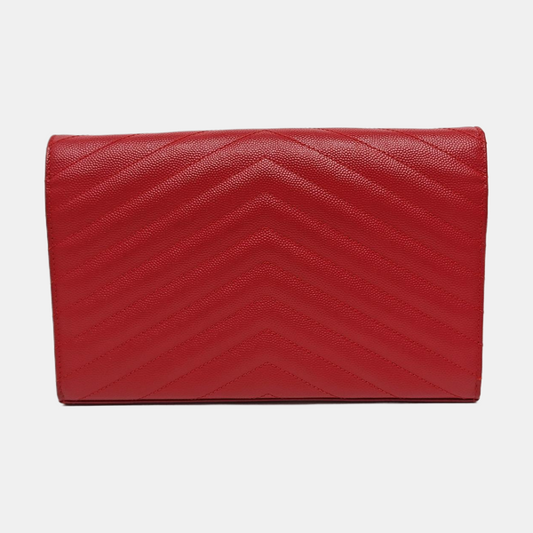 MONOGRAM Medium Quilted Calfskin Red