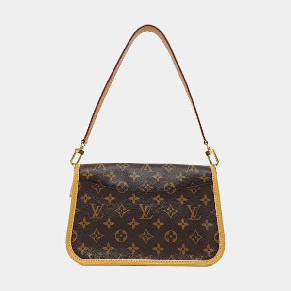 DIANE Monogram Coated Canvas Brown