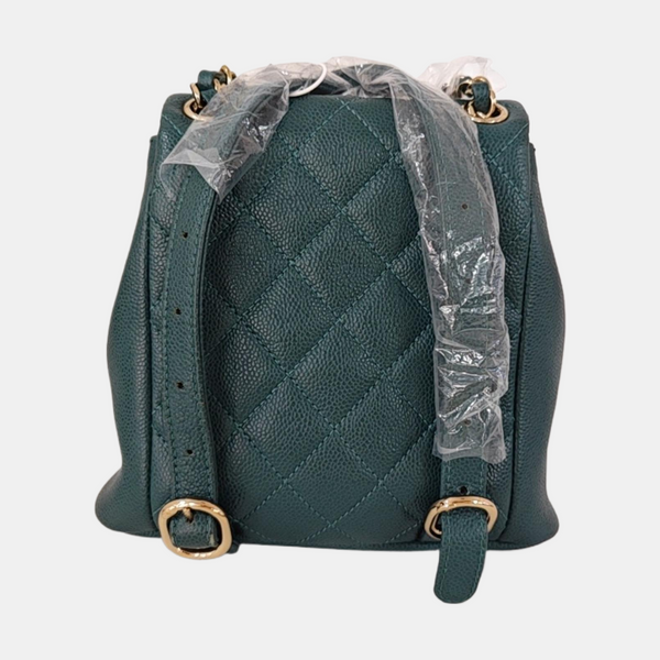 DUMA Quilted Calfskin Green