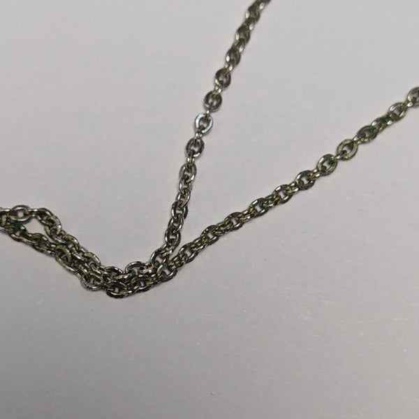 Dior Oblique Metal Silver Necklace