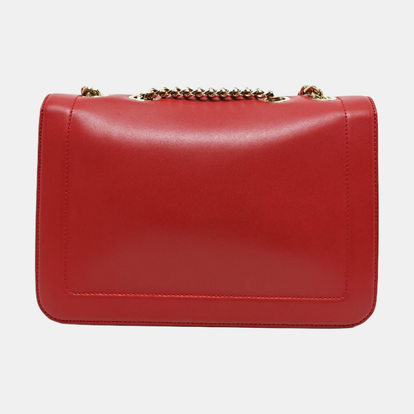 Vara Quilted Patent Leather Red
