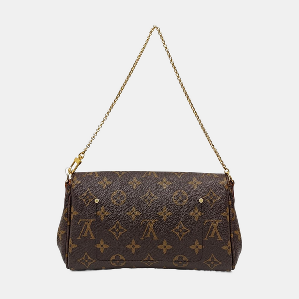 FAVORITE PM Monogram Coated Canvas Brown