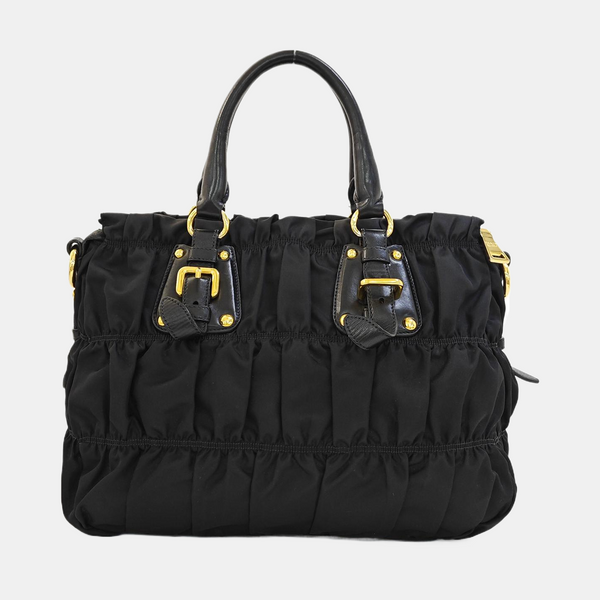 Nylon Tote Bag Black