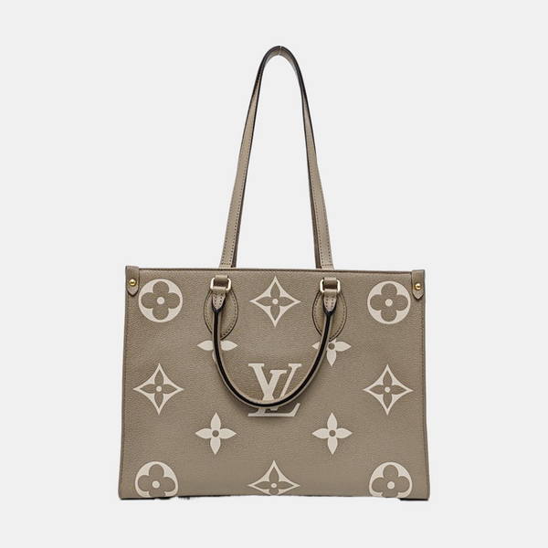 ONTHEGO MM Monogram Calfskin Gray