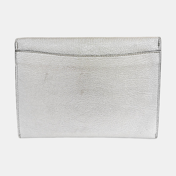D-Ring Calfskin Silver