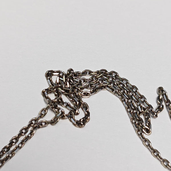 Pop H Metal Silver Necklace