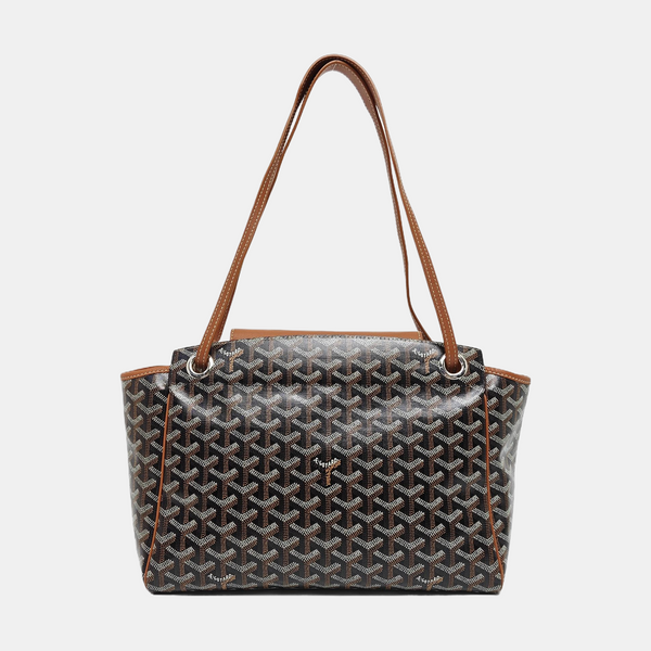 Rouette PM Coated Canvas Brown