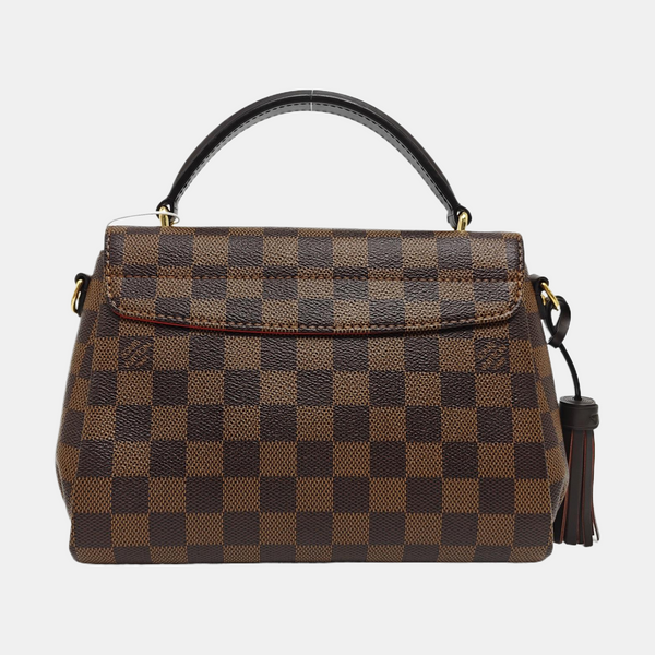 CROISETTE Damier Ebene Coated Canvas Brown