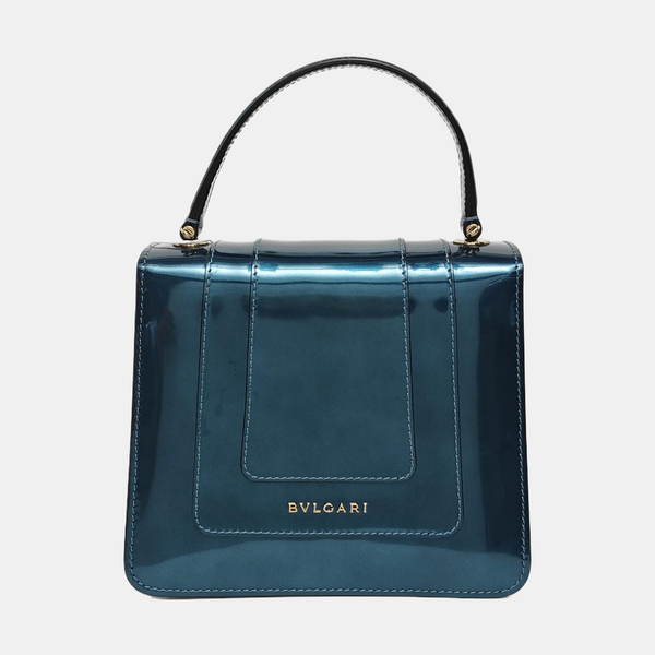 SERPENTI FOREVER Small Calfskin Blue