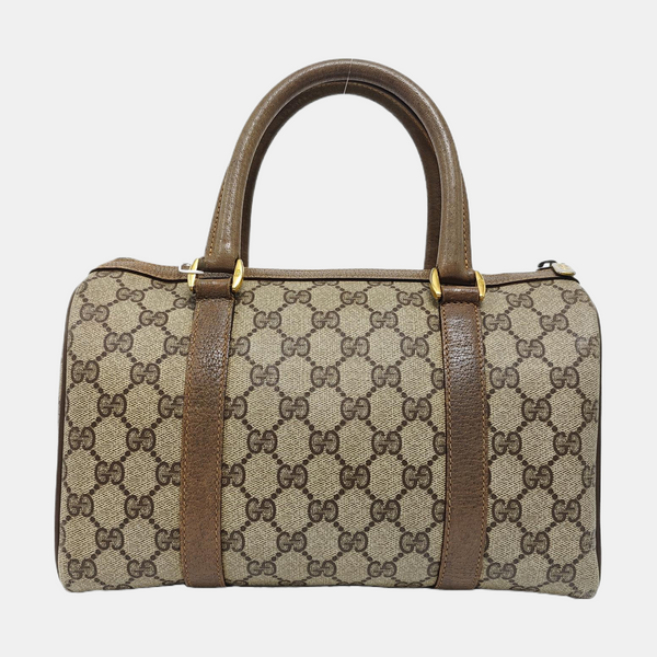 Monogram Coated Canvas Top Handle Bag Beige