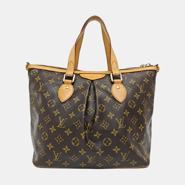 PALERMO PM Monogram Coated Canvas Brown