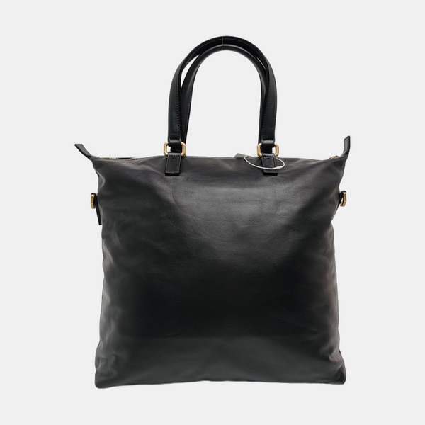 Calfskin Crossbody Bag Black