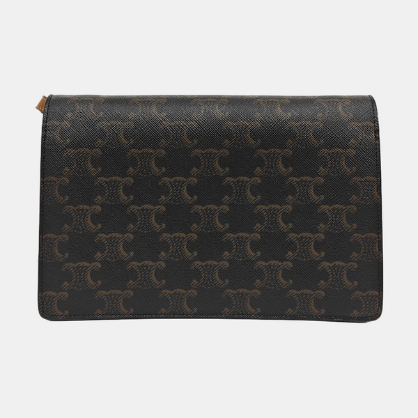 TRIOMPHE CANVAS Small Coated Canvas Brown