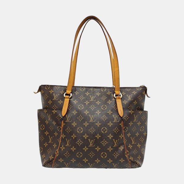 TOTALLY MM Monogram Coated Canvas Brown