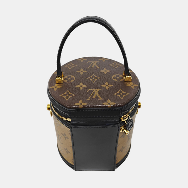 CANNES PM Monogram Coated Canvas Brown