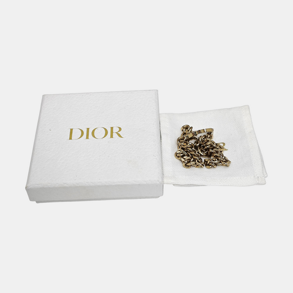 Petit CD Metal Gold Necklace