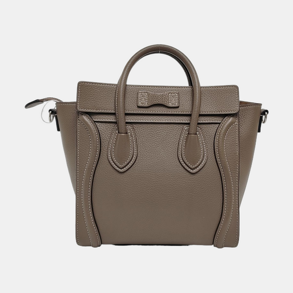 LUGGAGE Nano Calfskin Gray