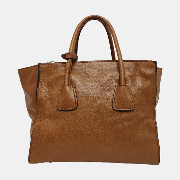Calfskin Tote Bag Brown