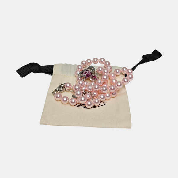 Metal Pink Necklace