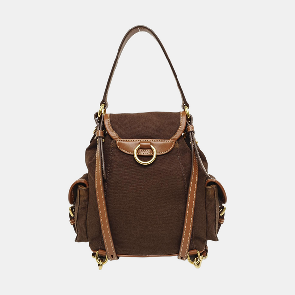 Fabric Backpack Brown