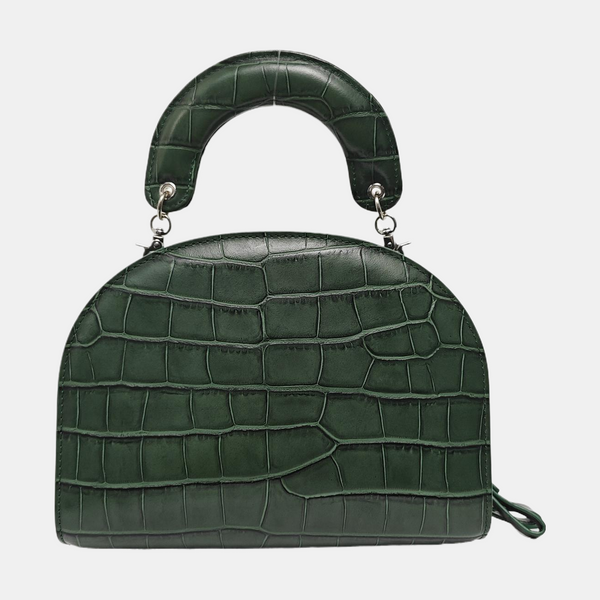 Leather Shoulder Bag Green