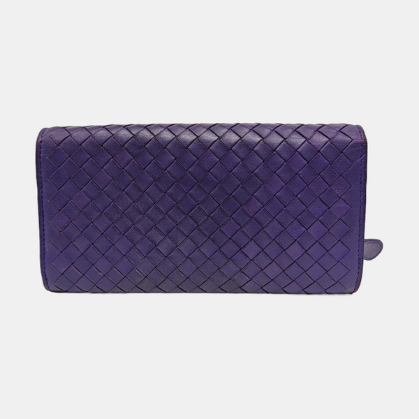 Calfskin Wallet Purple