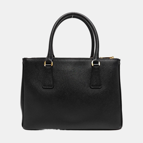 Galleria Medium Saffiano Calfskin Black