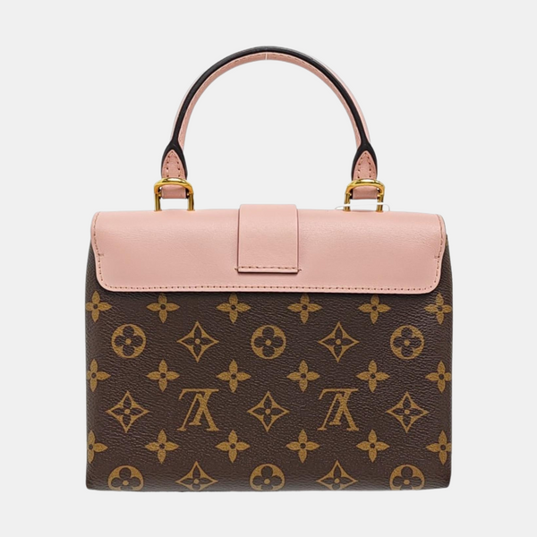 LOCKY BB Monogram Coated Canvas Pink