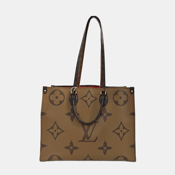 ONTHEGO GM Monogram Coated Canvas Brown