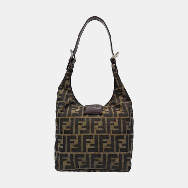 Canvas Shoulder Bag Brown