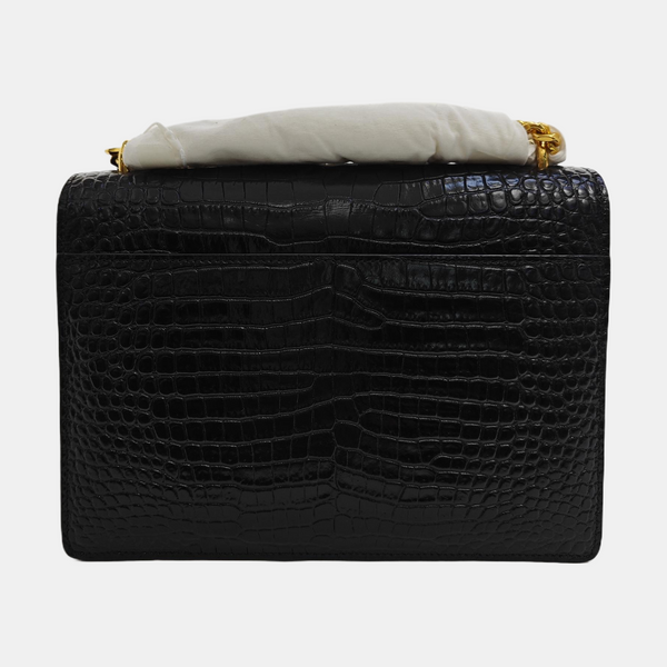 SUNSET Medium Calfskin Black