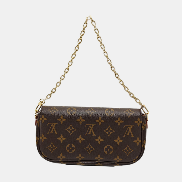 IVY Monogram Coated Canvas Brown