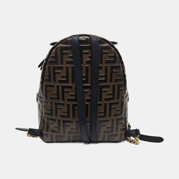 Calfskin Backpack Mini Brown