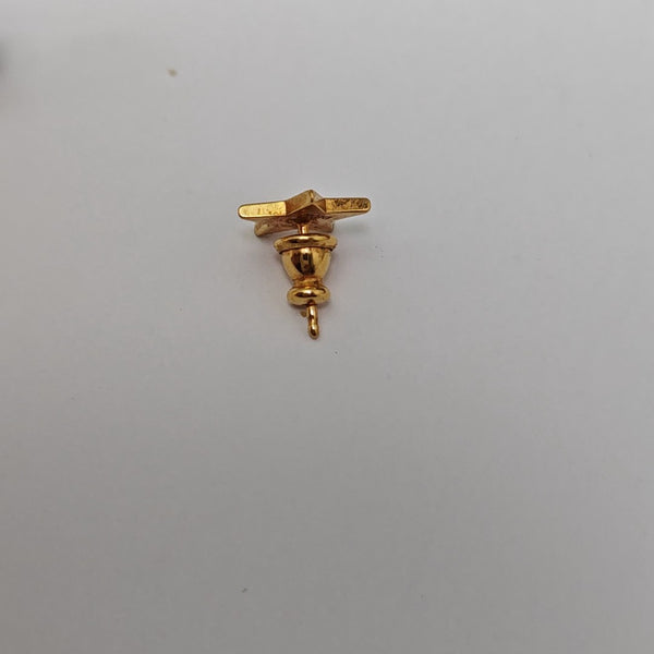 Metal Gold Stud Earrings