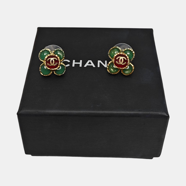 Metal Gold Stud Earrings